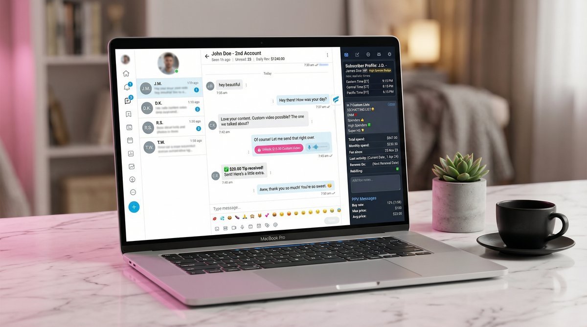 Professional OnlyFans chat management